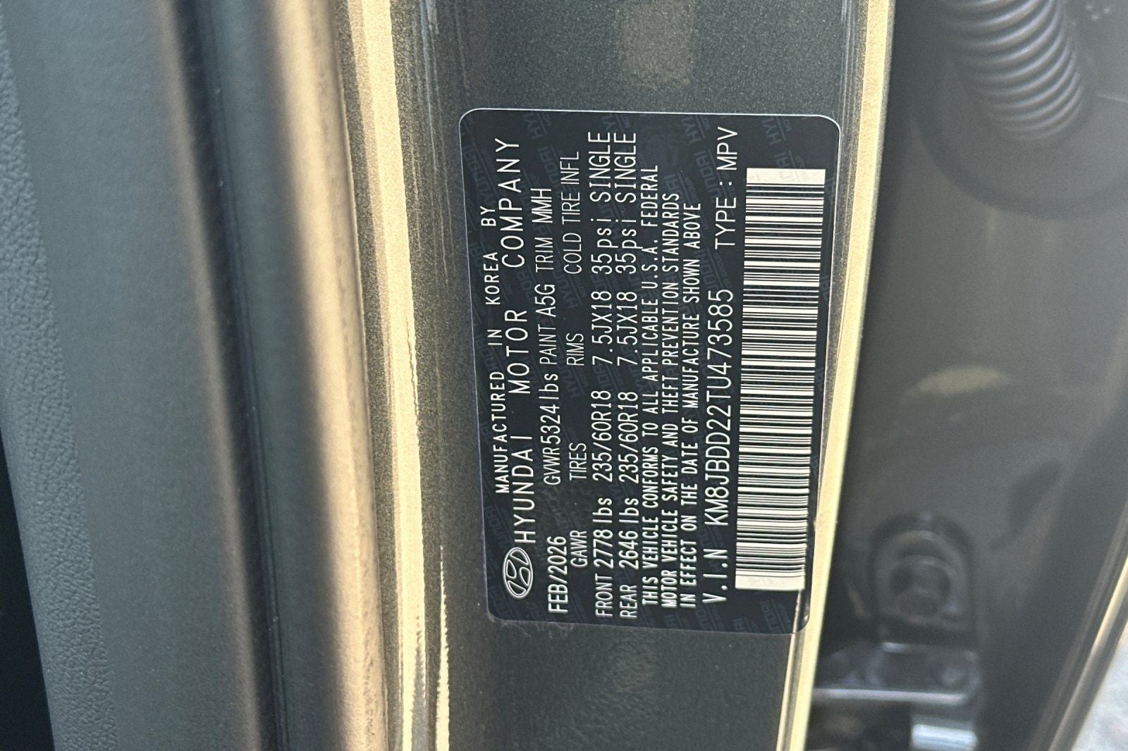 2026 Hyundai TUCSON PLUG-IN HYBRID SEL