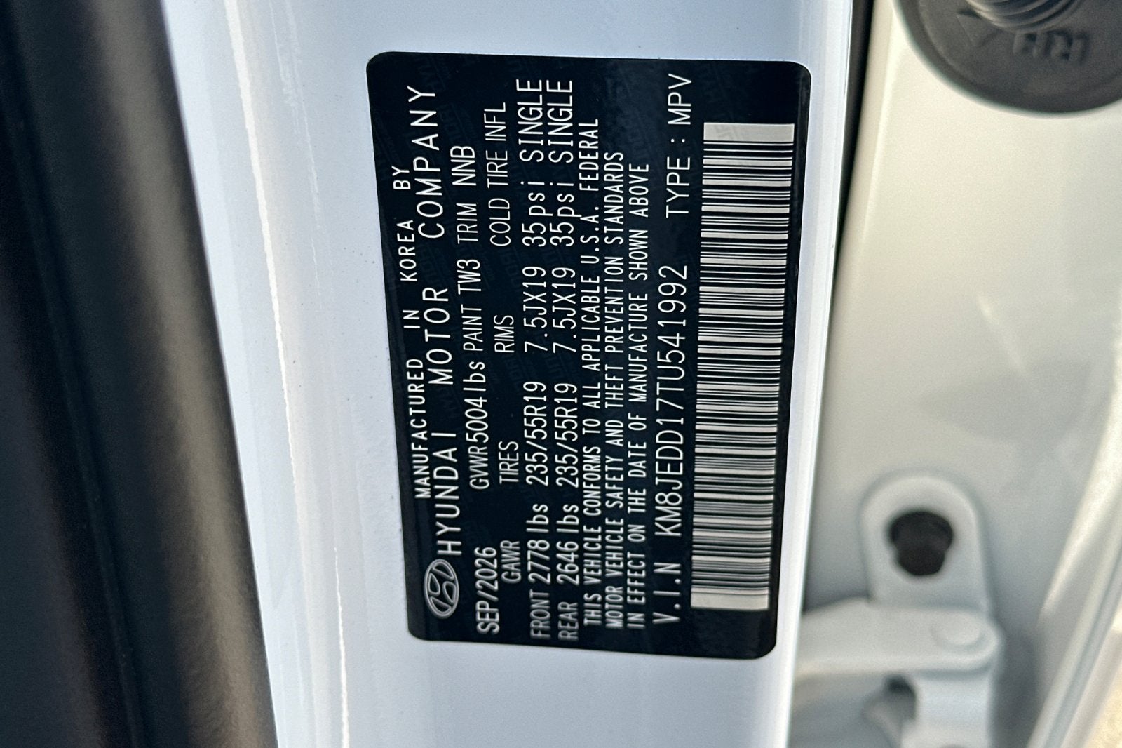 2026 Hyundai TUCSON HYBRID Limited