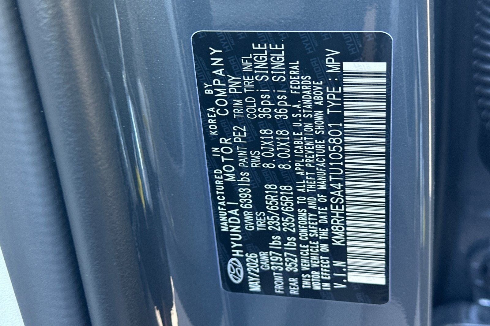 2026 Hyundai PALISADE HYBRID SEL Premium 7 Passenger