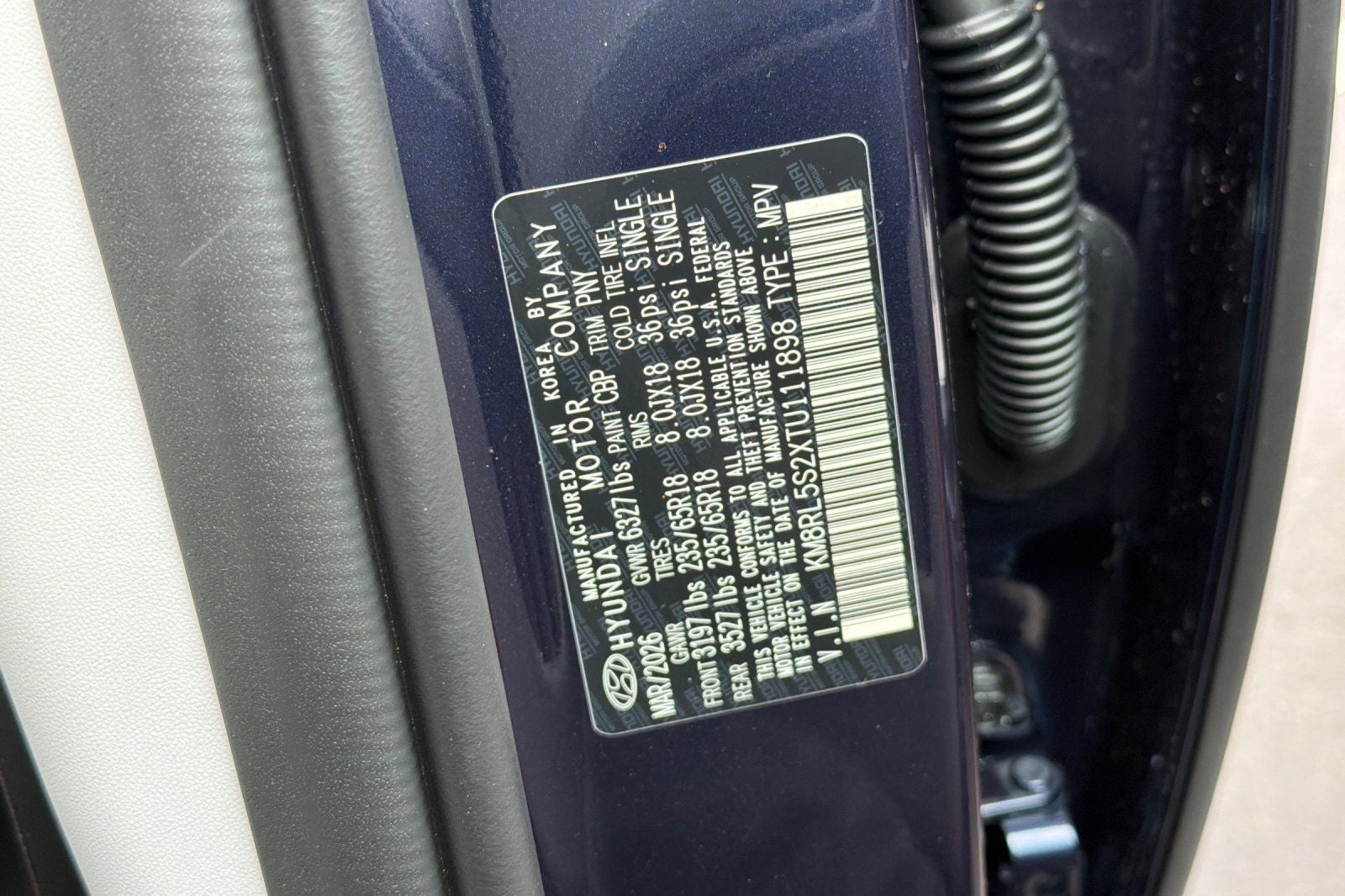 2026 Hyundai PALISADE SEL 8 Passenger