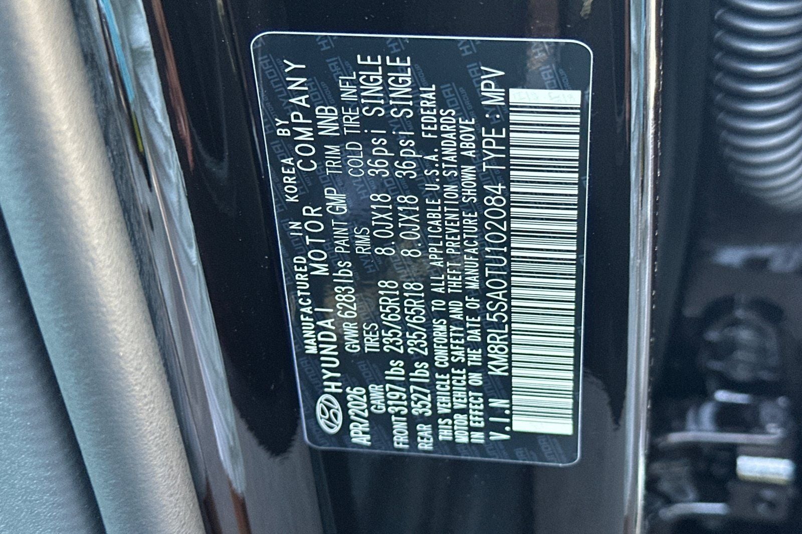 2026 Hyundai PALISADE HYBRID Blue SEL 8 Passenger