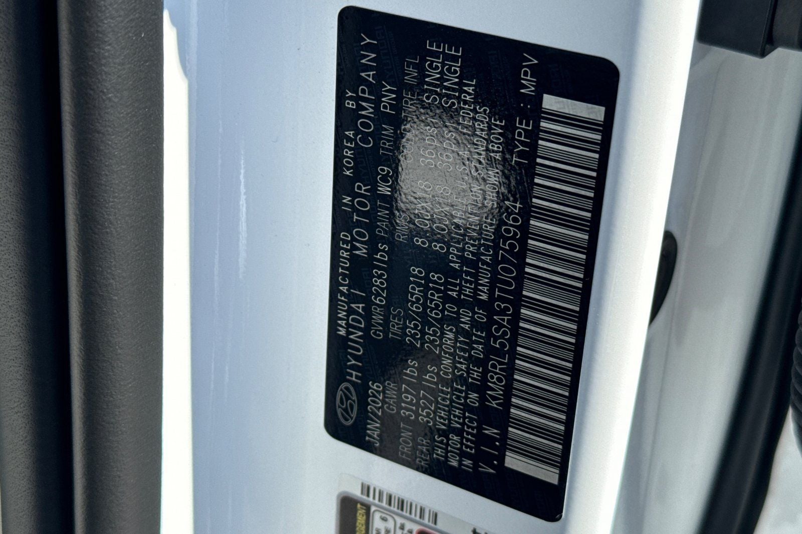 2026 Hyundai PALISADE HYBRID Blue SEL 8 Passenger