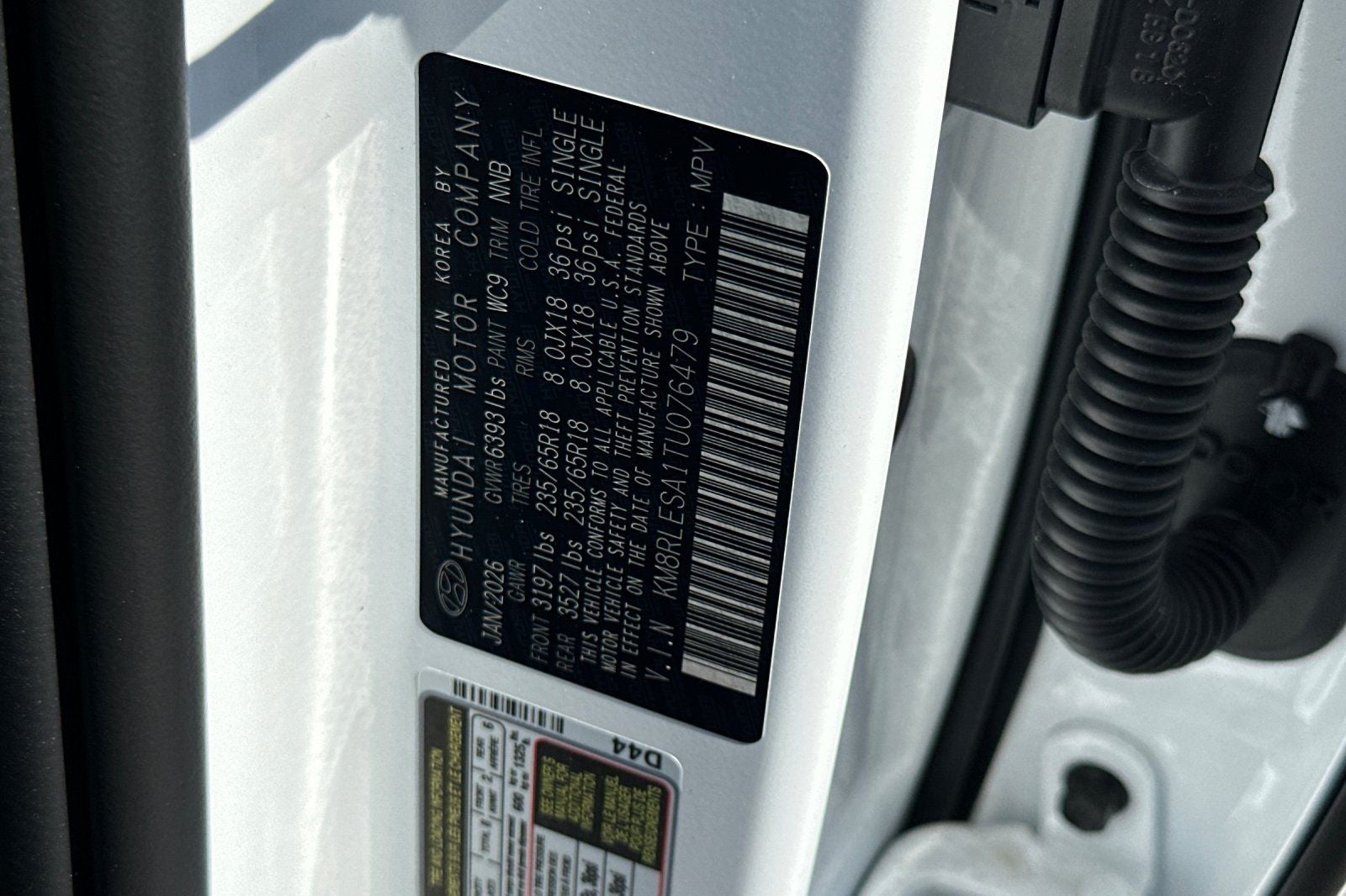 2026 Hyundai PALISADE HYBRID SEL 8 Passenger