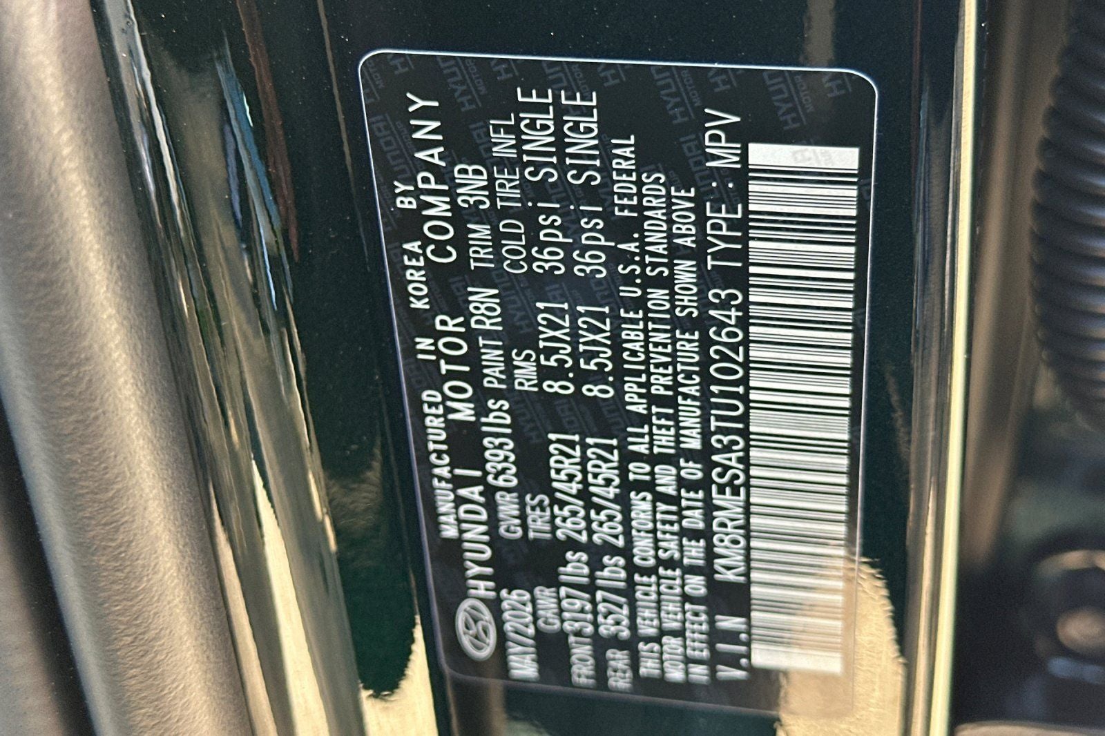 2026 Hyundai PALISADE HYBRID Calligraphy