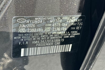 2026 Hyundai SONATA HYBRID SEL