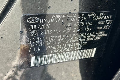 2027 Hyundai SONATA HYBRID SEL