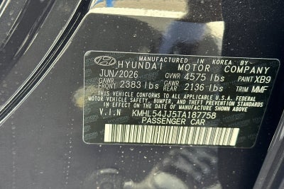 2026 Hyundai SONATA HYBRID Limited