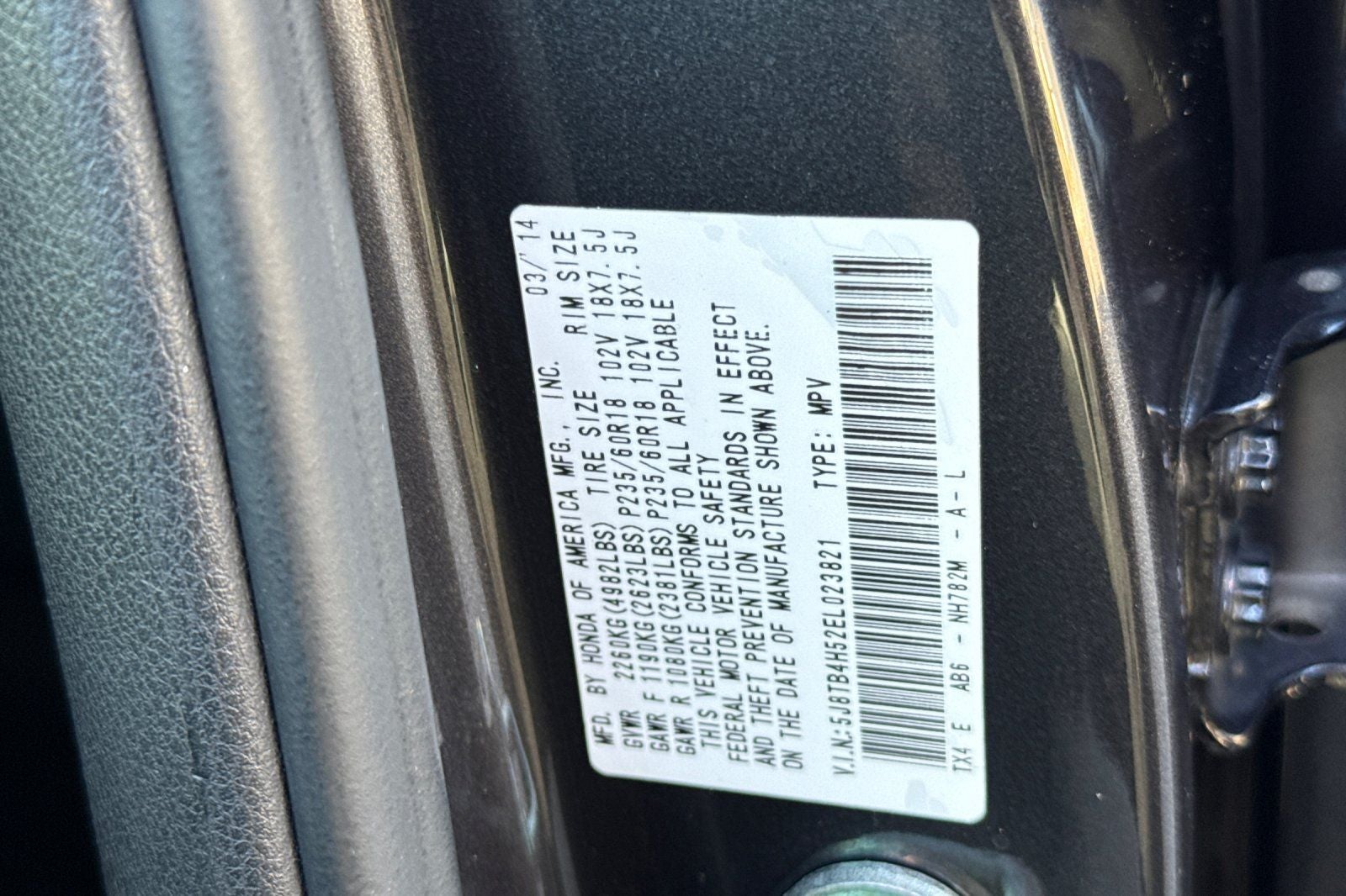 2014 Acura RDX Technology Package