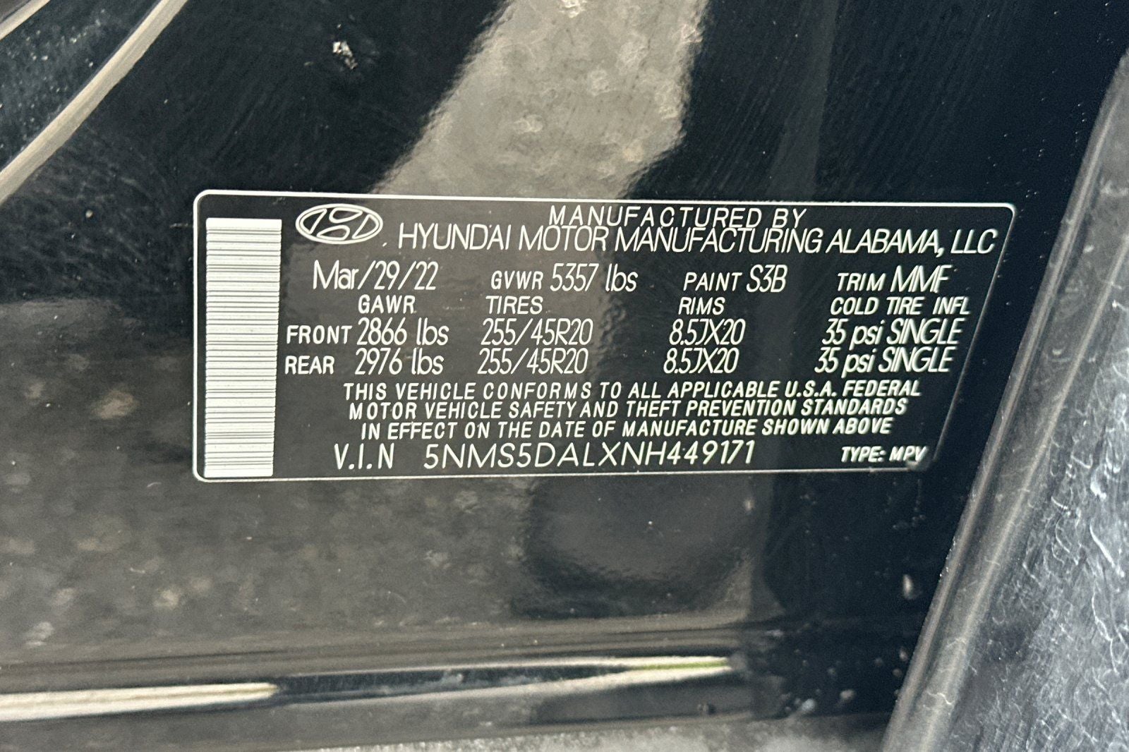 2022 Hyundai SANTA FE Calligraphy