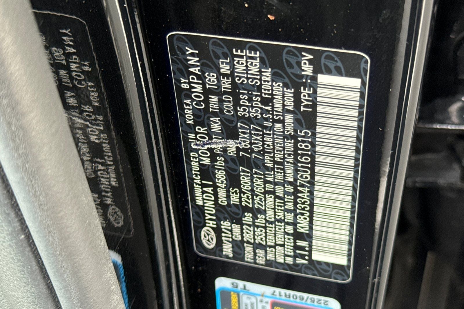 2016 Hyundai TUCSON SE