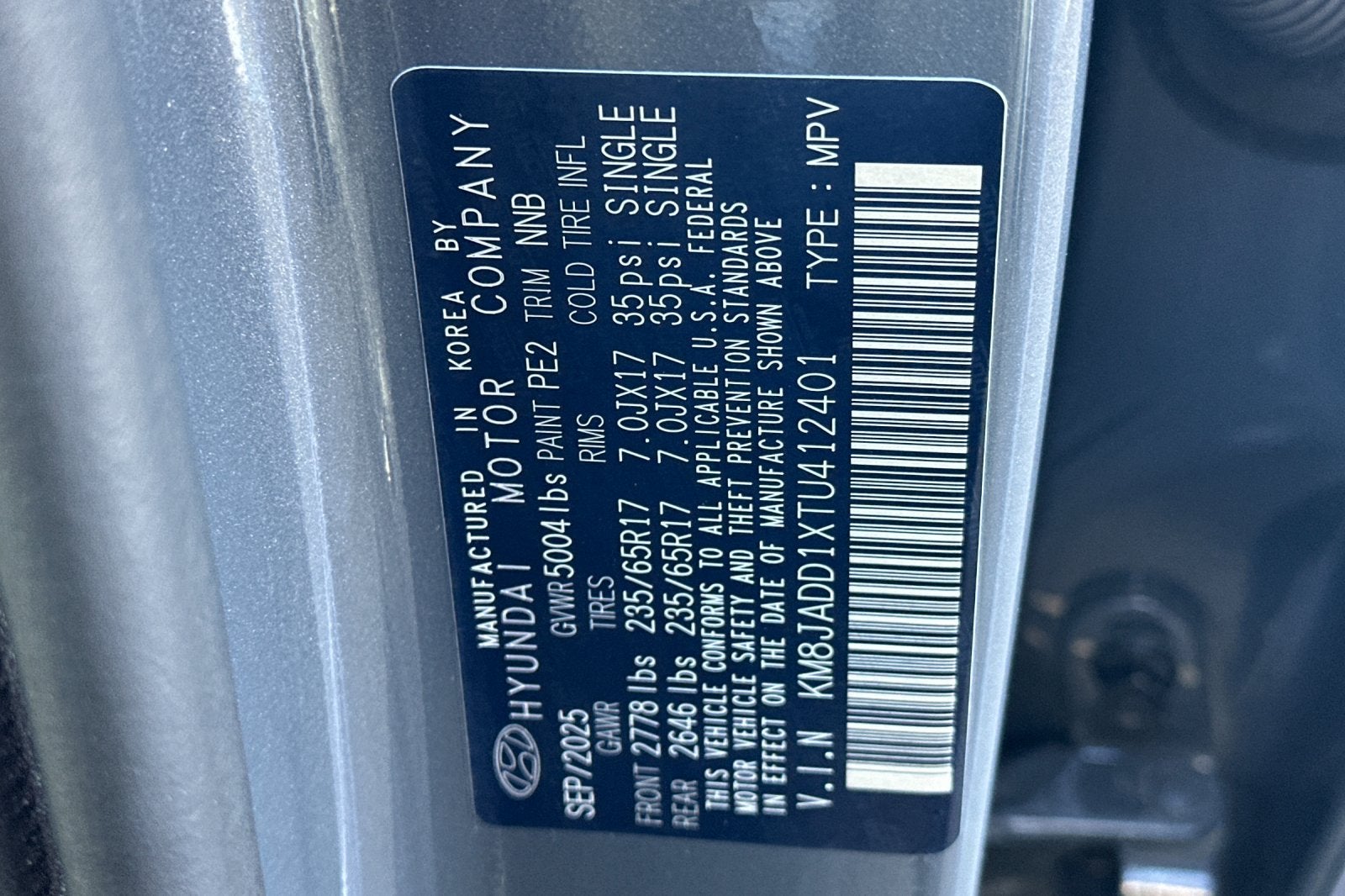 2026 Hyundai TUCSON HYBRID Blue SE