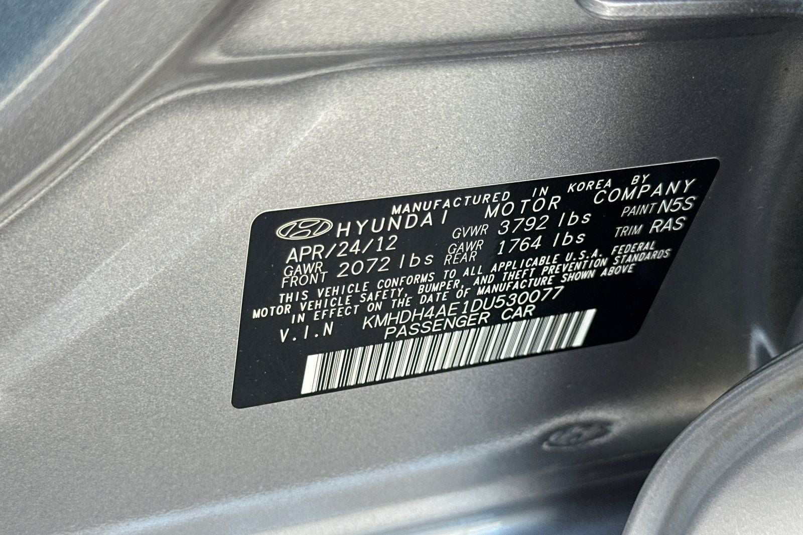 2013 Hyundai ELANTRA GLS