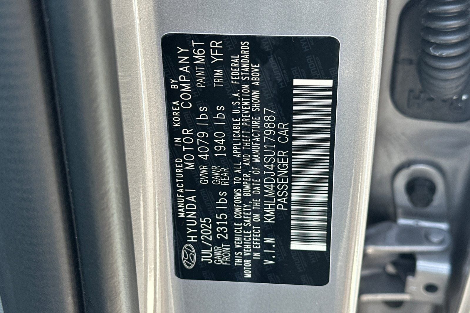 2025 Hyundai ELANTRA HYBRID SEL Sport