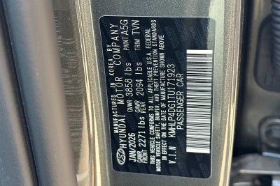 2026 Hyundai ELANTRA Limited
